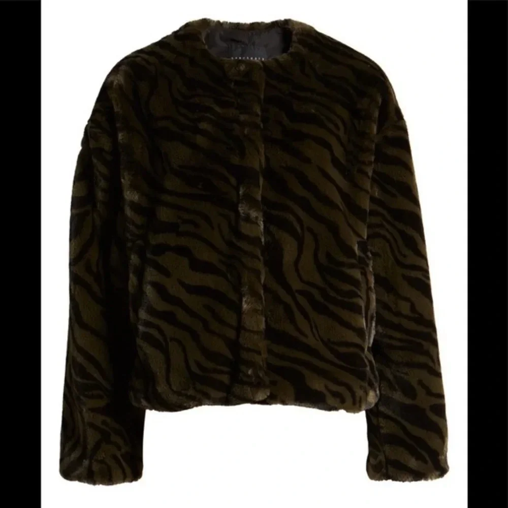 Sanctuary Safari Faux Fur Jacket